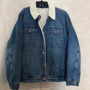 Sherpa Oversized Denim Button Jacket FINAL PRICE